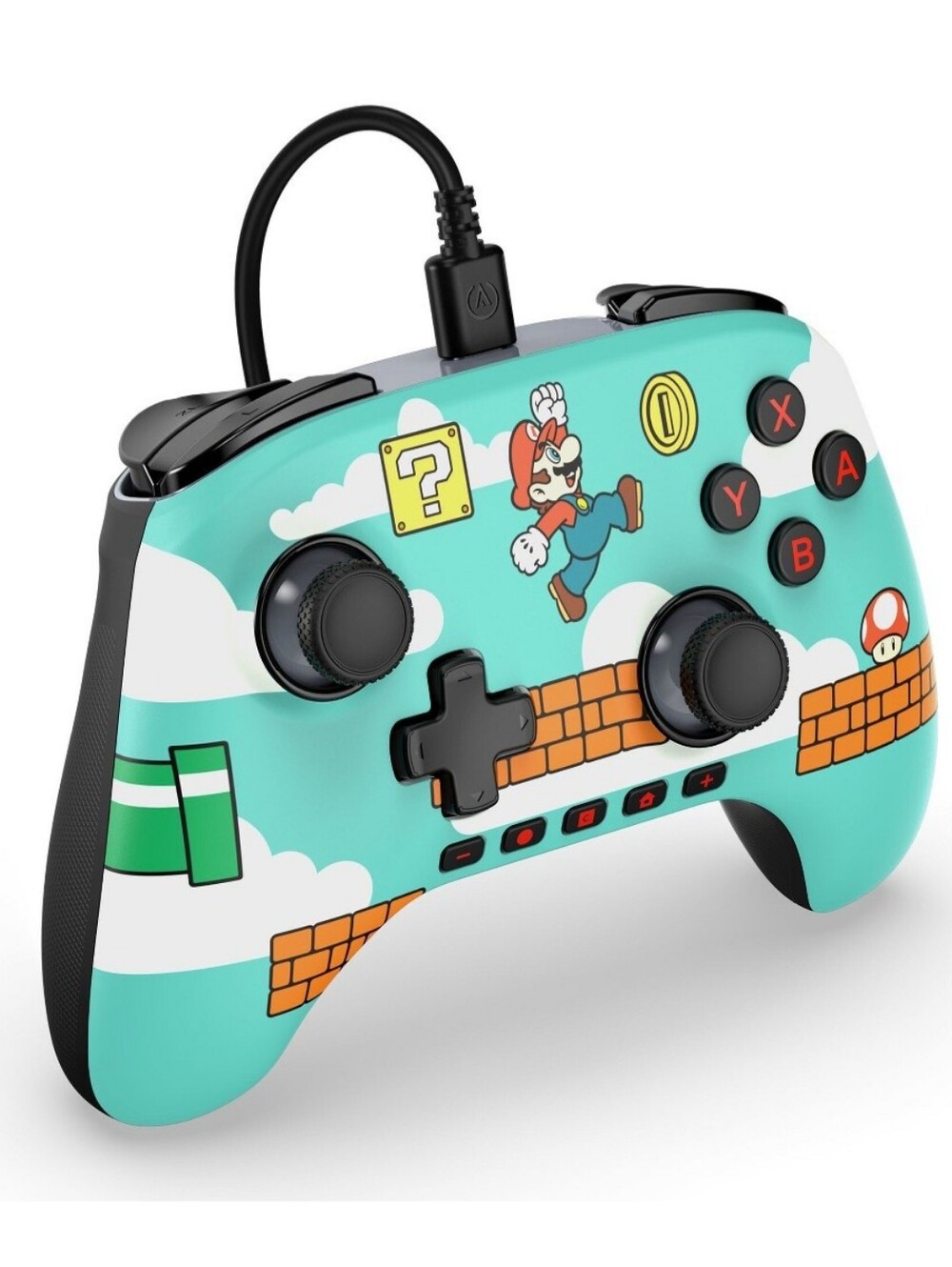 NIB PowerA Advantage Wired Controller Nintendo Switch Super Mario Time Super Bro